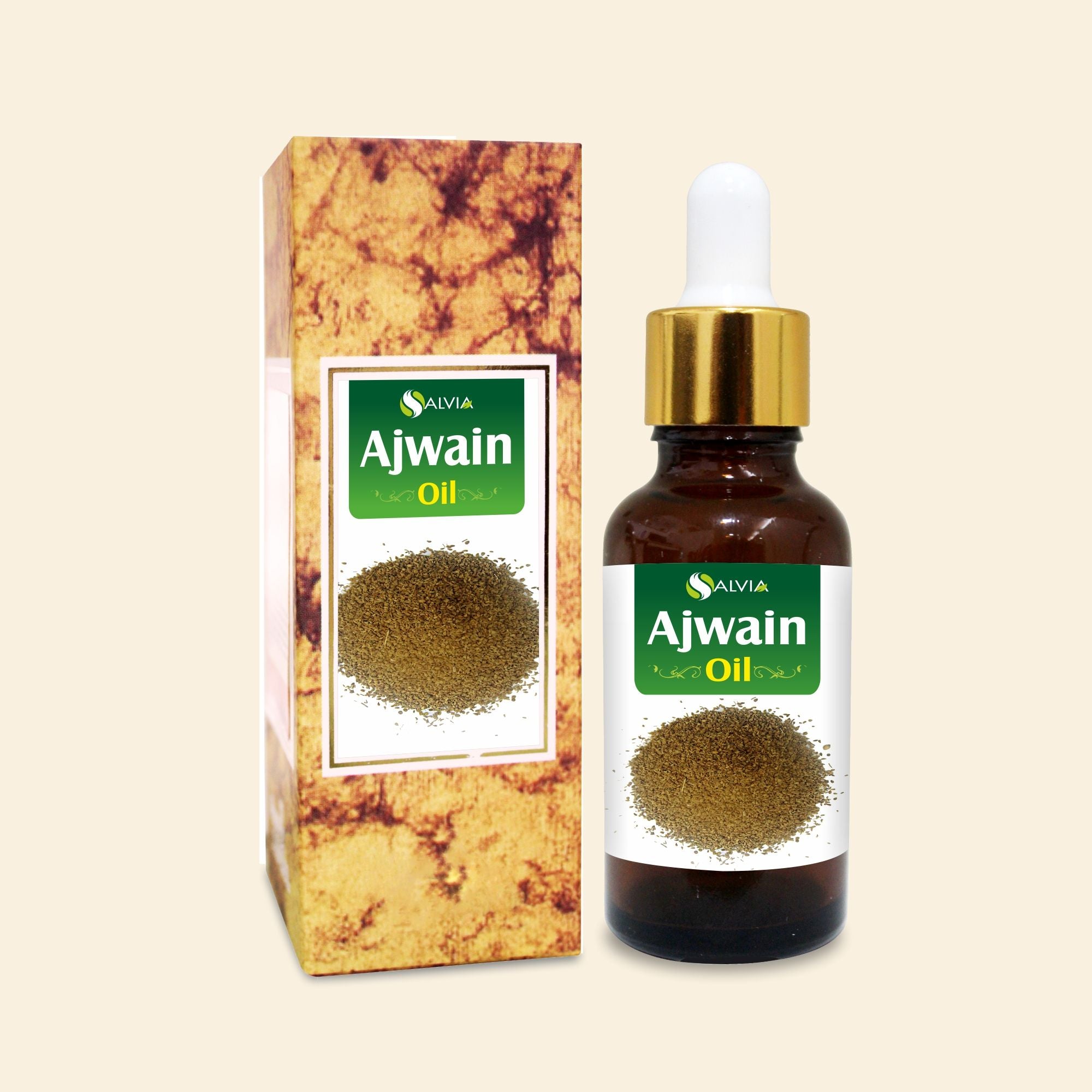 Salvia Natural Essential Oils Ajwain Oil (Trachyspermumammi) 100% Natural Essential Oil Therapeutic Grade